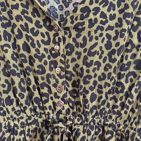 NWT Lascana Drawstring waist ruffle bottom detail dress - Picture 4 of 8